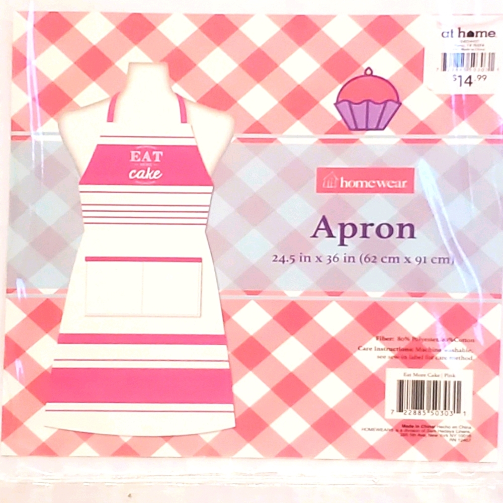 "Eat More Cake" New Homewear Apron